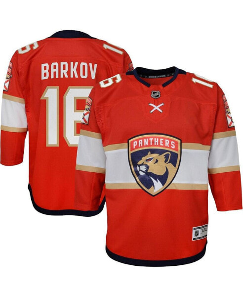 Big Boys and Girls Aleksander Barkov Red Florida Panthers Home Captain Replica Player Jersey