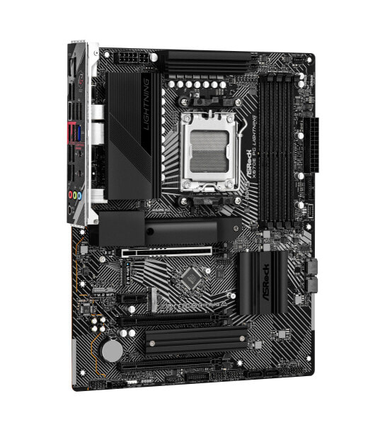 ASRock X670E PG LIGHTNING - AMD - Socket AM5 - AMD Ryzen™ 7 - DDR5-SDRAM - 128 GB - DIMM