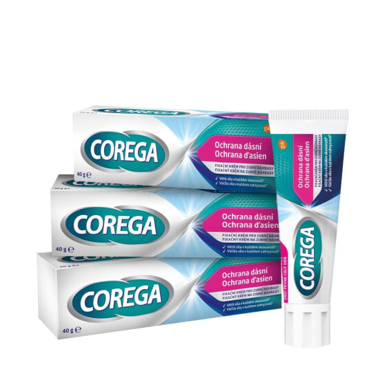 Corega Gum Protection Trio 3x40 g fixiercreme unisex Creme zur Fixierung von Prothesen 3 x 40 g