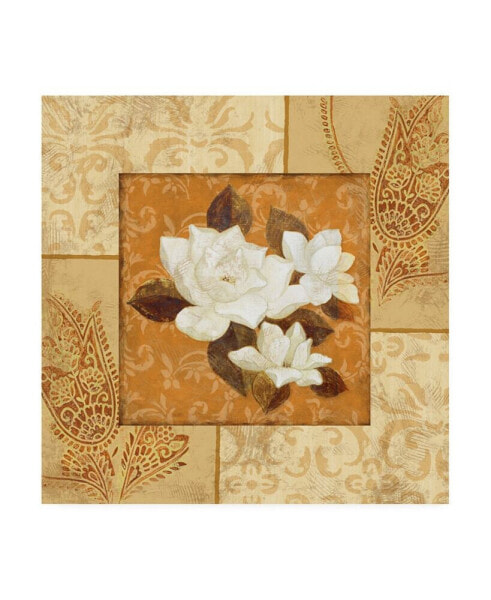 Pablo Esteban Magnolia 1 Beige Canvas Art - 36.5" x 48"