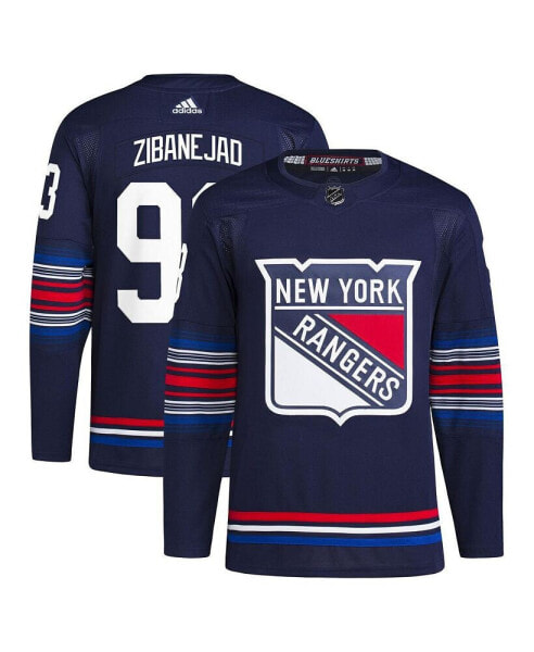 Men's Mika Zibanejad Navy New York Rangers Alternate Authentic Player Jersey