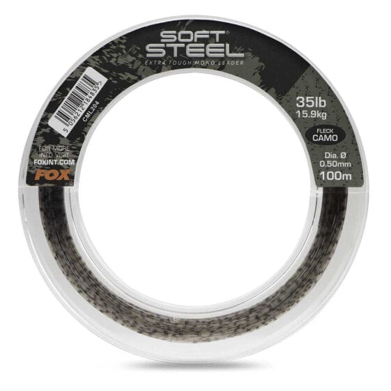 FOX INTERNATIONAL Soft Steel Fleck 100 m Carpfishing Line