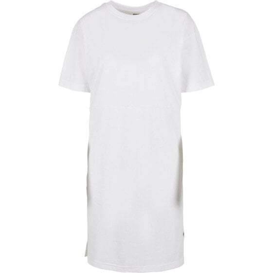 URBAN CLASSICS Dress Organic Oversized Slit Big short sleeve T-shirt