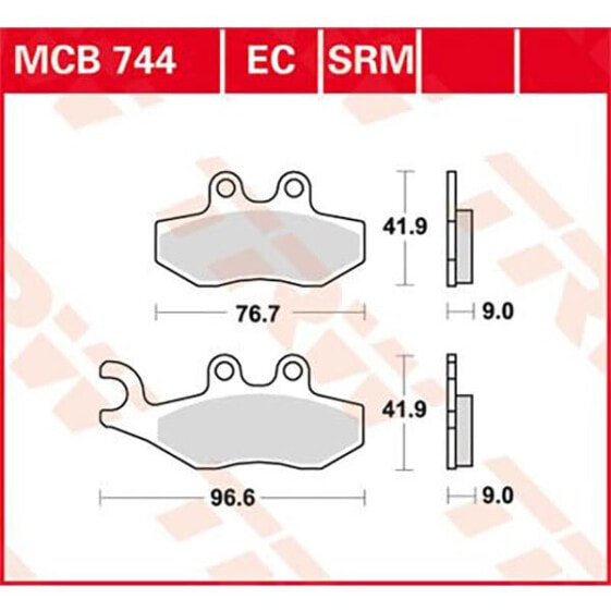 TRW Ec-Organic Aprilia Sportcity One 125 Ac 09 Front Brake Pads