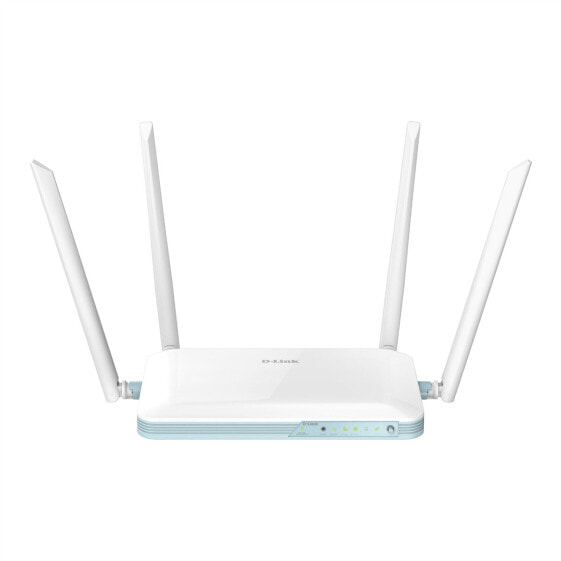 D-Link EAGLE PRO AI N300 4G Smart Router G403 - Wi-Fi 4 (802.11n) - Single-band (2.4 GHz) - Ethernet LAN - 4G - White - Desktop/pole router