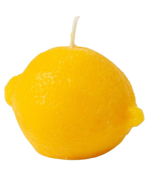 Lemon Shaped 3" Scented Candle - Yellow