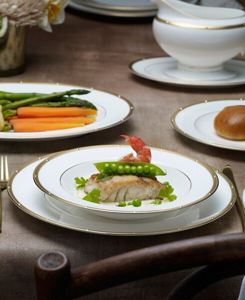 Набор суповых тарелок Noritake Rochelle Gold, сервис на 4 персоны