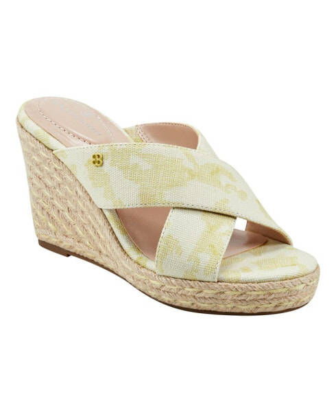 Women's Kammie Espadrille Cross Strap Wedge Sandals