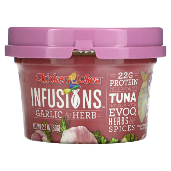 Infusions Wild Caught Tuna, Garlic & Herb, 2.8 oz (80 g)