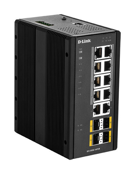 D-Link DIS-300G-14PSW - Managed - L2 - Gigabit Ethernet (10/100/1000) - Full duplex - Power over Ethernet (PoE) - Wall mountable