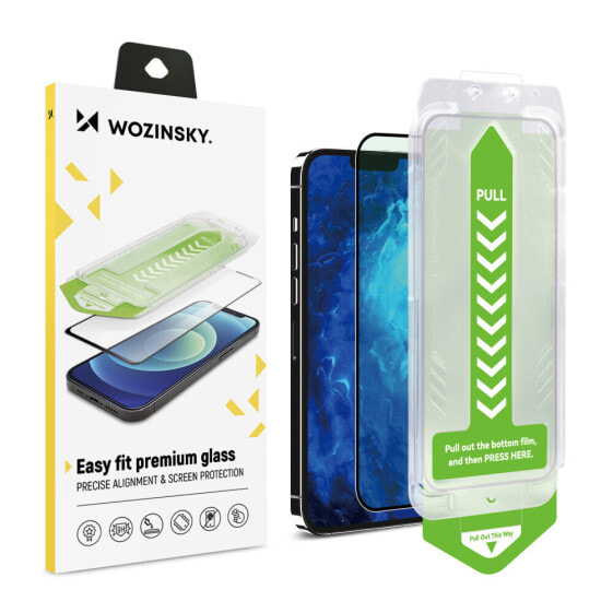 Защитное стекло для iPhone 14 Wozinsky Premium Glass с черной рамкой