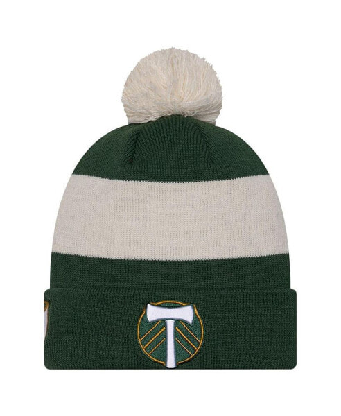 Men's Green Portland Timbers 2024 Kick Off Collection Cuffed Knit Hat with Pom