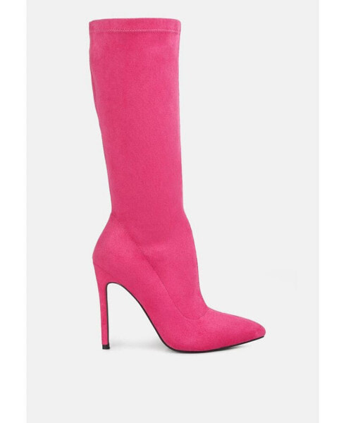 playdate high heeled calf boots