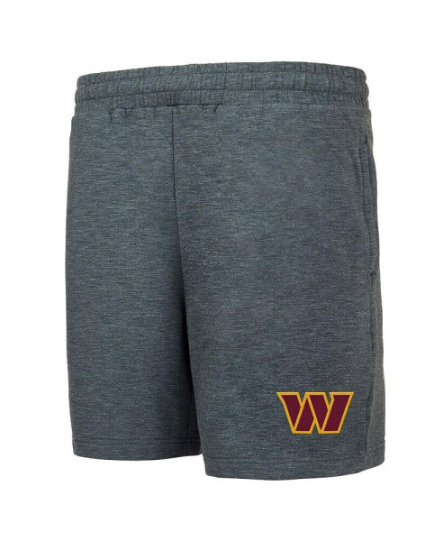 Men's Charcoal Washington Commanders Powerplay Tri-Blend Fleece Shorts