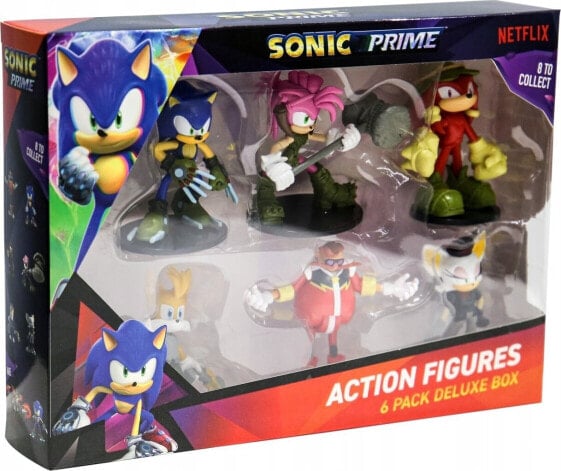 Figurka P.M.I SONIC PRIME - ZESTAW 8 FIGUREK [DELUXE BOX]