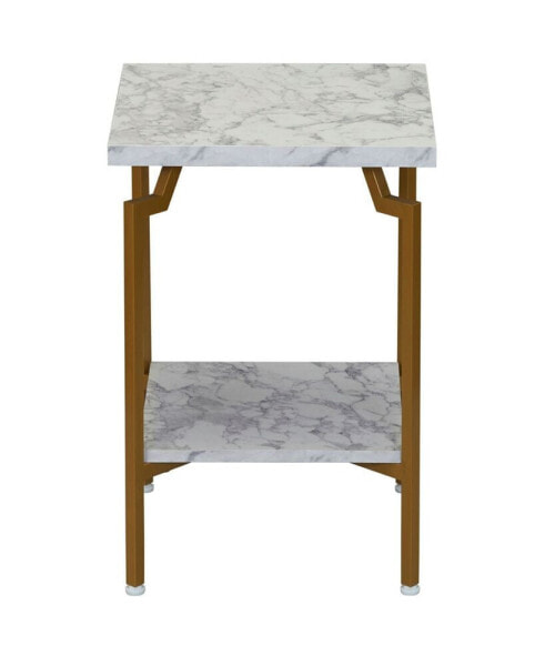 Crown Modern Marble Bed Side Table
