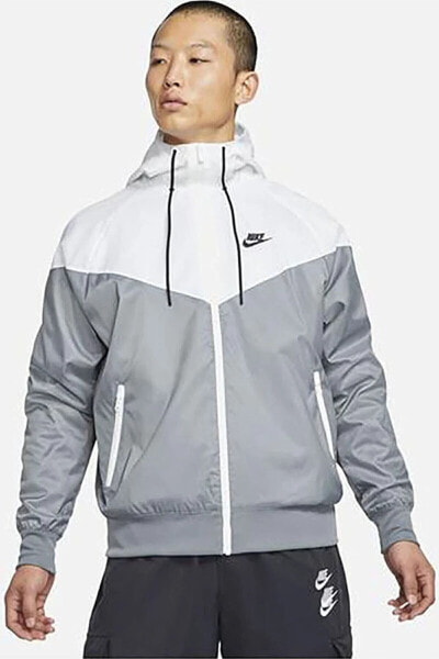 Erkek Günlük Kapşonlu Mont Heritage Essentials Windrunner Da0001-084