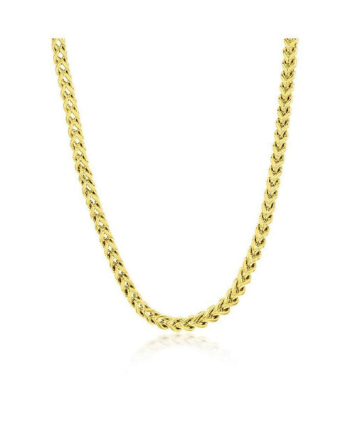 Stainless Steel 4mm Franco Chain Necklace