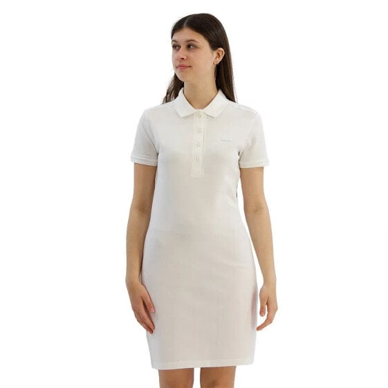 LACOSTE Stretch Cotton Pique Dress