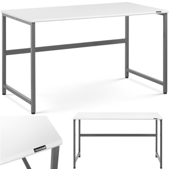 Стол компьютерный на металлическом промышленном каркасе 120 x 60 см бело-серый Fromm & Starck STAR_DESK_42