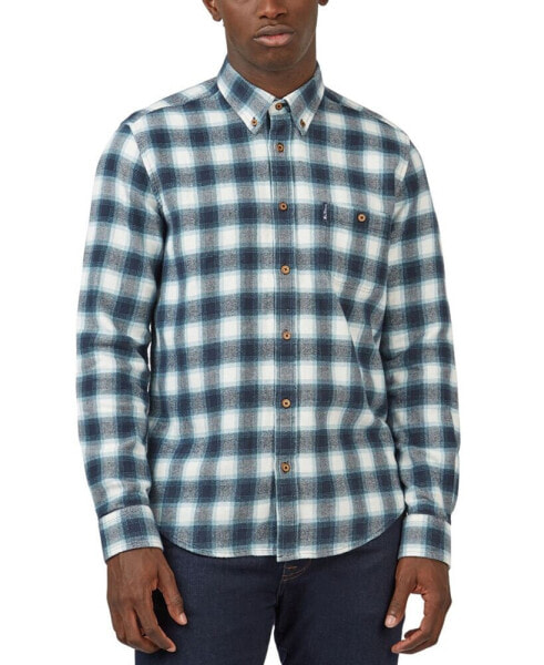 Men's Brushed Ombre Check Shirt