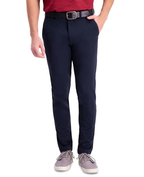 Men's Active Series Slim-Fit Stretch Solid Casual Pants