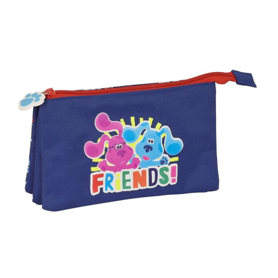 SAFTA Triple Blues Clues Pencil Case