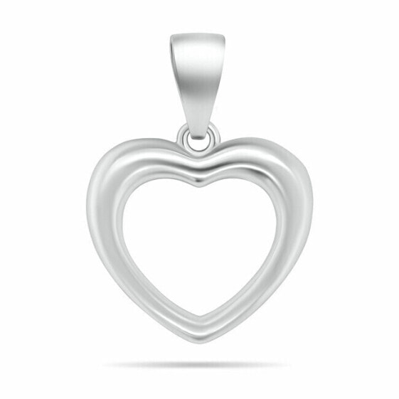 Silver heart pendant PT07W