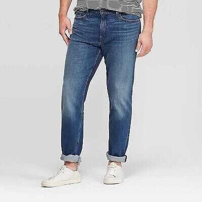 Men's Tall Slim Fit Jeans - Goodfellow & Co Medium Denim Wash 40x36