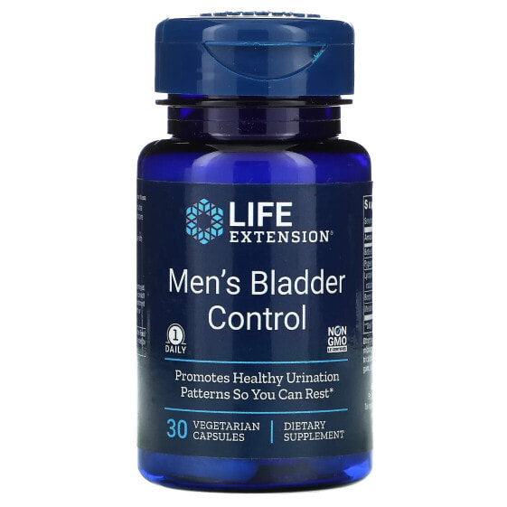 Витамины для здоровья мочеполовой системы Life Extension Men's Bladder Control, 30 Вегетарианских капсул