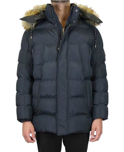 Men's Heavyweight Parka with Detachable Hood