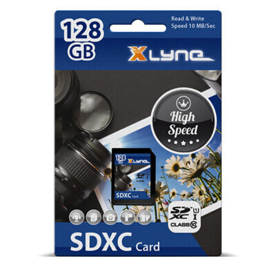 Xlyne 7312800 - 128 GB - SDXC - Class 10 - 10 MB/s - 10 MB/s