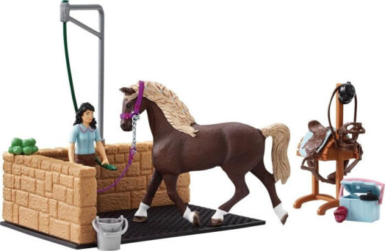 Игровой набор Schleich Washing area with Horse Club Emily & Luna (Конюшня с Эмили и Луной)