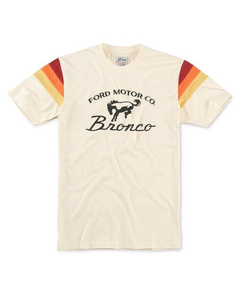 Men's and Women's Cream Bronco Sunset T-Shirt