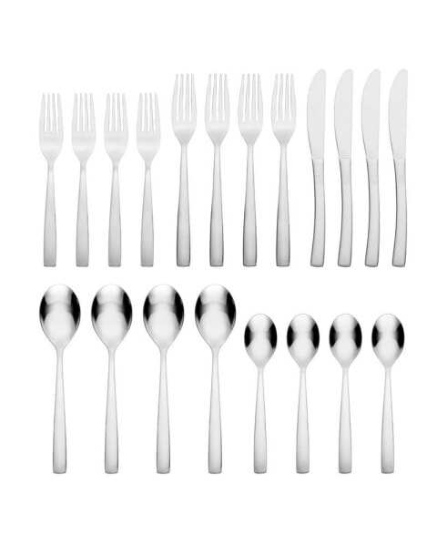 Totem 18/0 Stainless Steel 20 Piece Set, Service for 4
