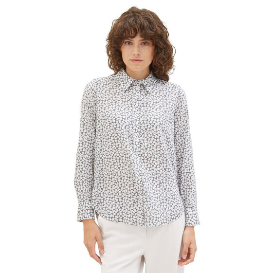 TOM TAILOR 1037899 Printed Collar Blouse