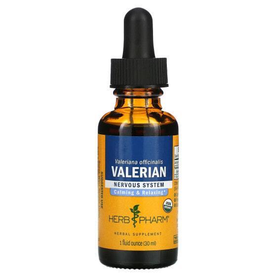 Витаминный комплекс для нервной системы Herb Pharm Валериана, 1 унция (30 мл)