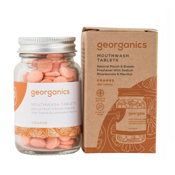 Ополаскиватель для полости рта Georganics таблетка Оранжевый 180 штук