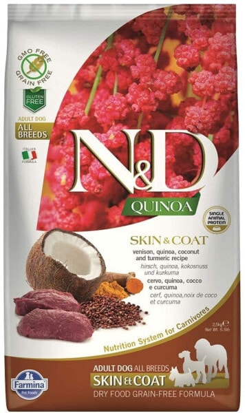 Farmina, N&D Quinoa Skin & Coat Stag 2.5 kg