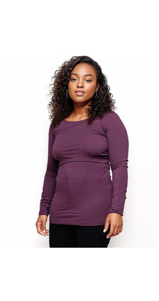 Maternity Long Sleeve Nursing Top