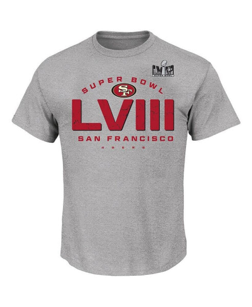 Men's Gray San Francisco 49ers Super Bowl LVIII Big and Tall Made It T-shirt