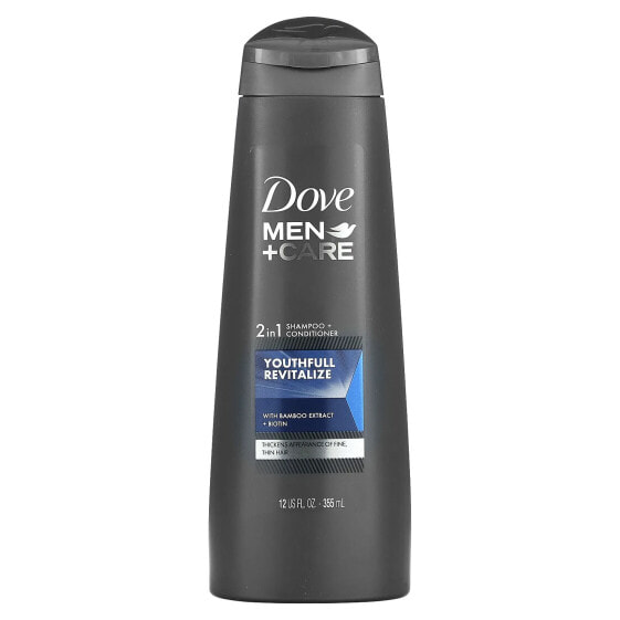 Men+Care, 2 in 1, Shampoo + Conditioner, Youthfull Revitalize, 12 fl oz (355 ml)