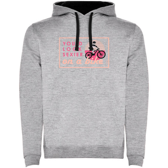 KRUSKIS Sexier On A Bike Two-Colour hoodie