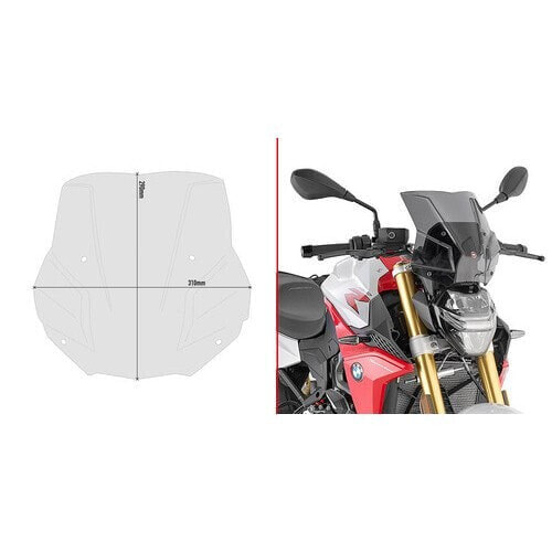 GIVI Bubble Fixing Kit BMW F900R 20