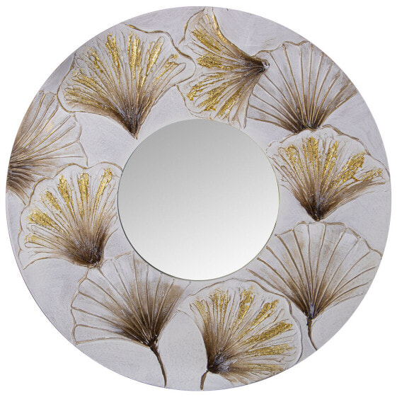 Wall mirror Alexandra House Living Wood 2 x 81 x 81 cm Circular