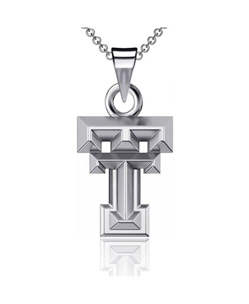 Women's Texas Tech Red Raiders Silver Small Pendant Necklace