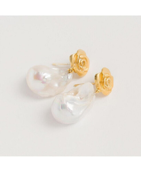 Rose Baroque Pearl Drops