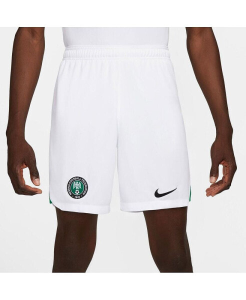 Men's White Nigeria National Team Away Performance Stadium Shorts