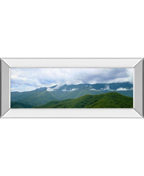 Misty Mountains II by Kames Mcloughlin Mirror Framed Print Wall Art, 18" x 42"