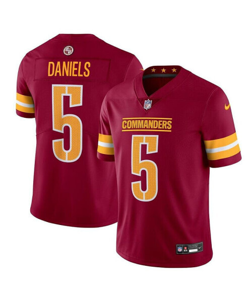 Men's Jayden Daniels Burgundy Washington Commanders Vapor Untouchable Limited Jersey